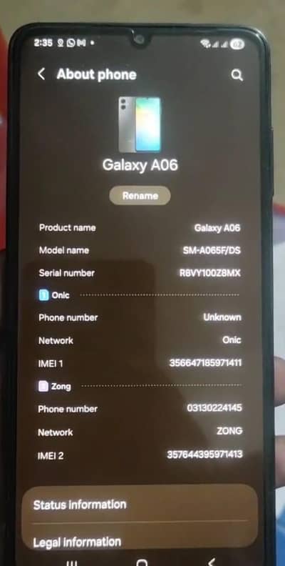 Samsung Mobile A06