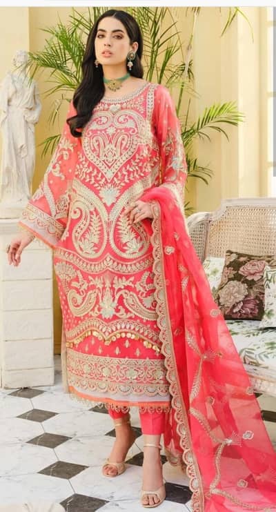 Ladies Unstitched 3 Piece Suits – Premium Quality