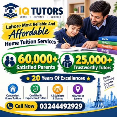 Home Tutors in Lahore | IQ TUTORS