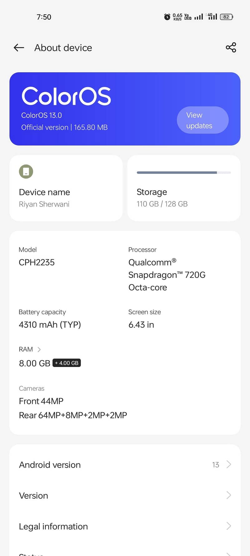 OPPO Reno6 2