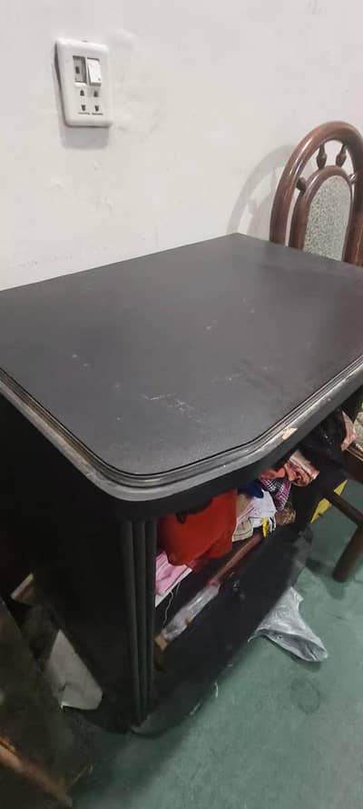 iron stand and TV stand