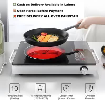 RAF 3500W Infrared Cooker - Electric Stove for Cooking - Hot Plate
