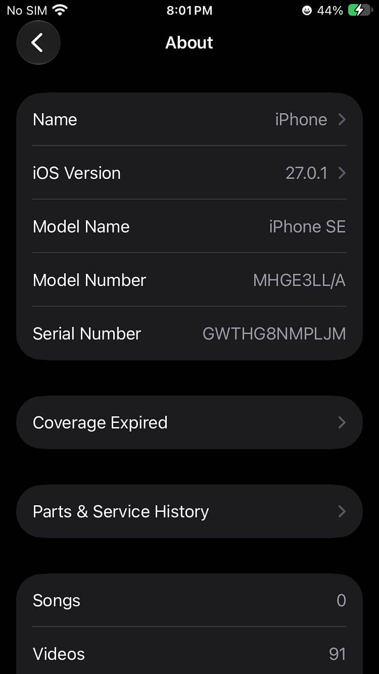Apple iPhone SE 7