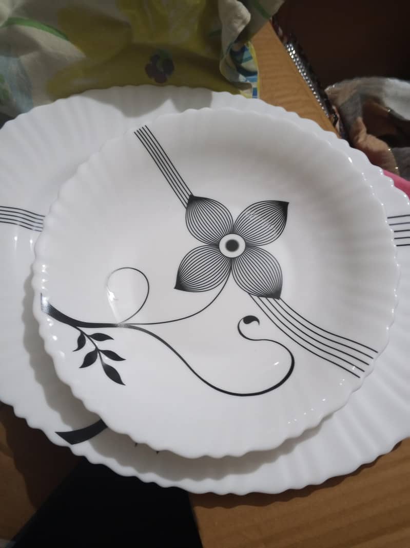 glass dinner set 1