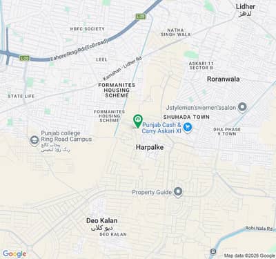 Corner Plot No-1154 Block C - 1 Kanal Plot On Top Location of Phase 9 Prism DHA Lahore For Urgent Sale