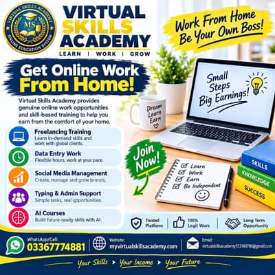 Online Freelancer works Male&Female Work Available