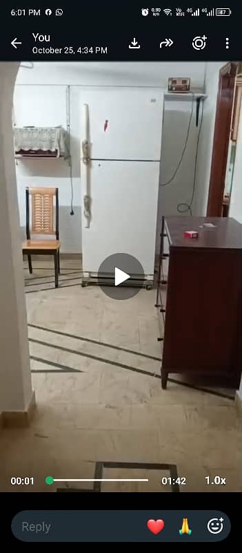Furnished apartment 2 Bed DD 1st floor in DHA phase 2 ext ShahBaz BaLoch 0322.5996882