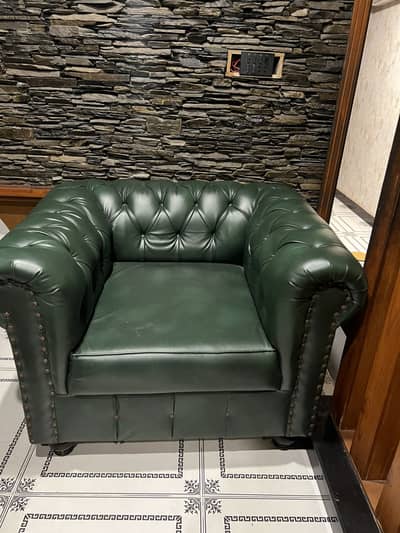 Premium Green Chesterfield Sofa Set | Restaurant, Hotel & Home Use