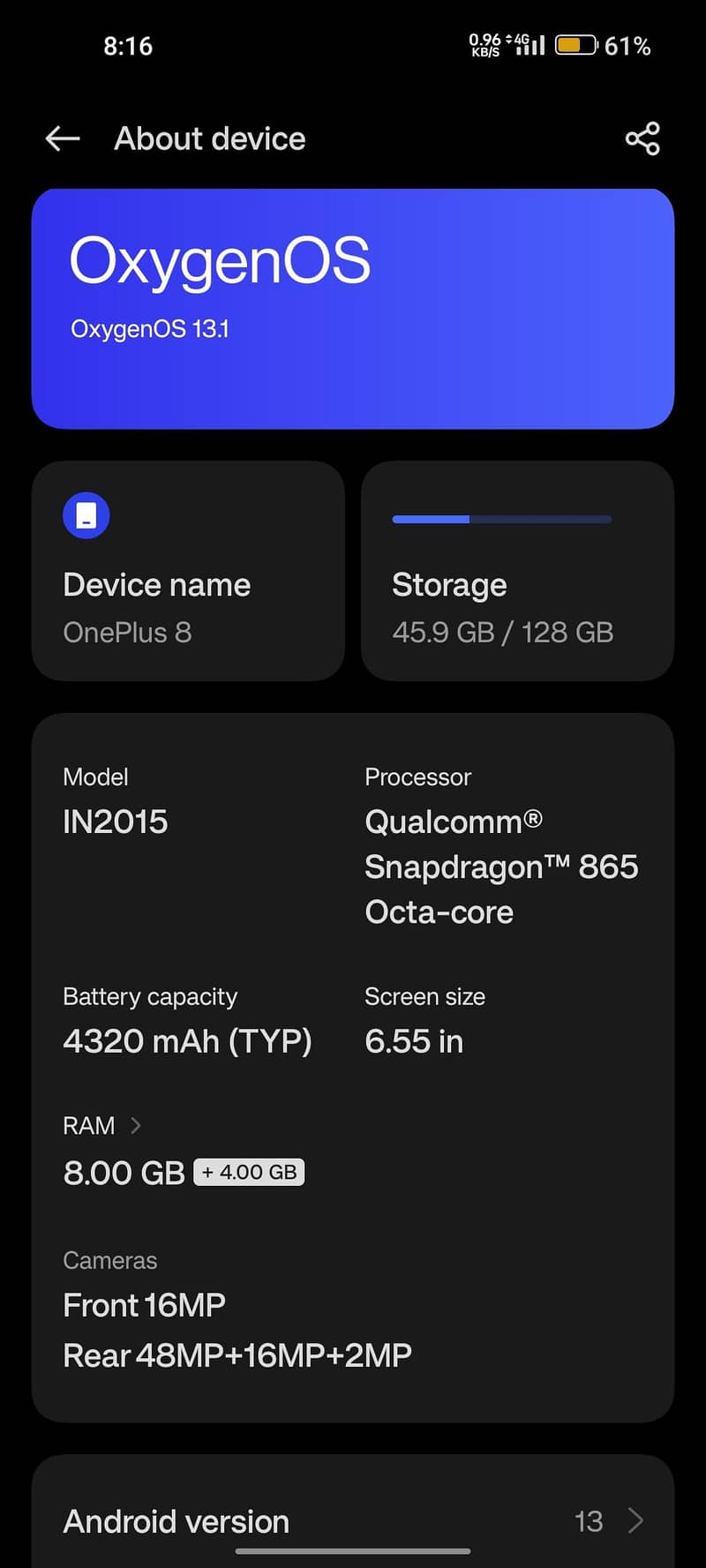 One Plus 8 3