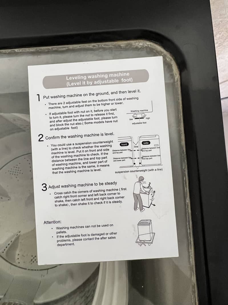Automatic washing machine 1