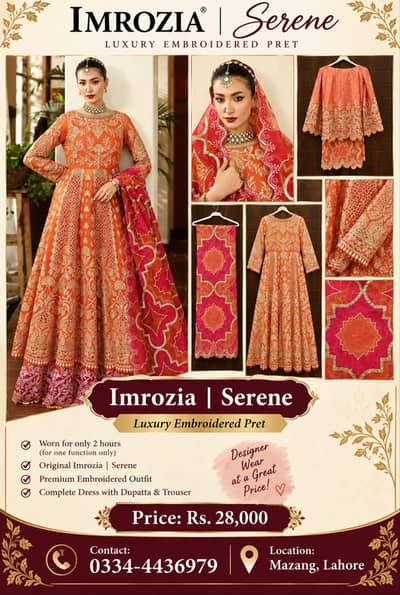 Imrozia - Fancy Wedding / Party Wear