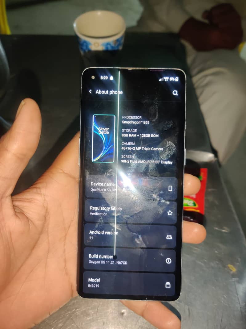 One Plus 8 pta approved 0