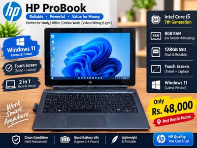 Hp proX2 ultra  Core i5 7 generation