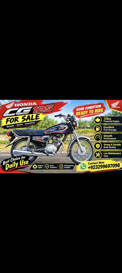 Honda 125 for sale 2019 model