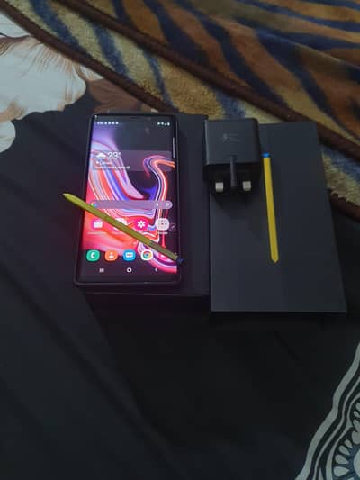 hi I am selling my Sumsung galaxy note 9 8/ 128 gb official pta