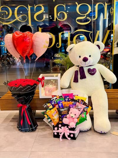 Gifts, Flower bouquet, Chocolate Basket, birthday gift,
