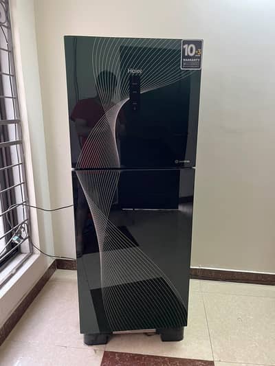 Haier Inverter Refrigerator HRF-316IFGA - 286L Green Glass (Like New)