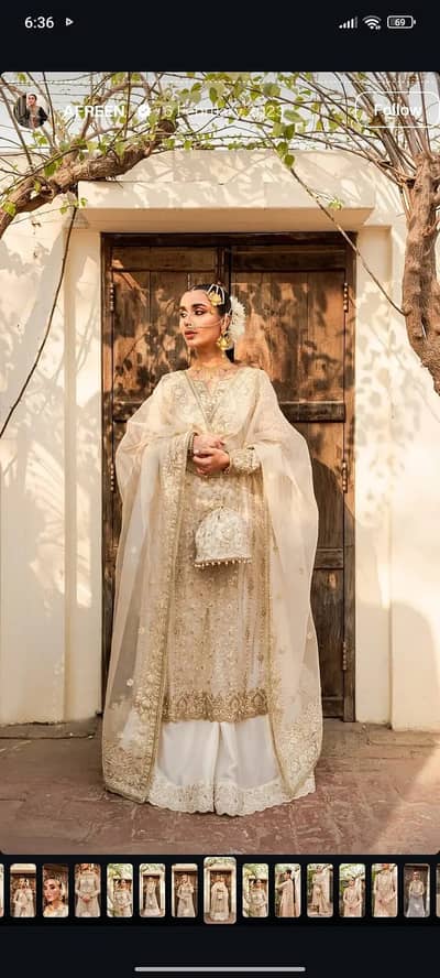 Designer Pakistani Bridal Dress | Luxury Embroidered Formal Wear