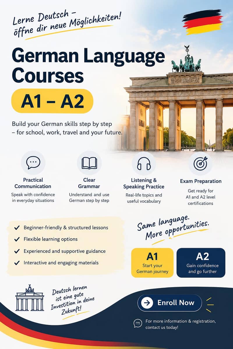 German courses A1—A2 1