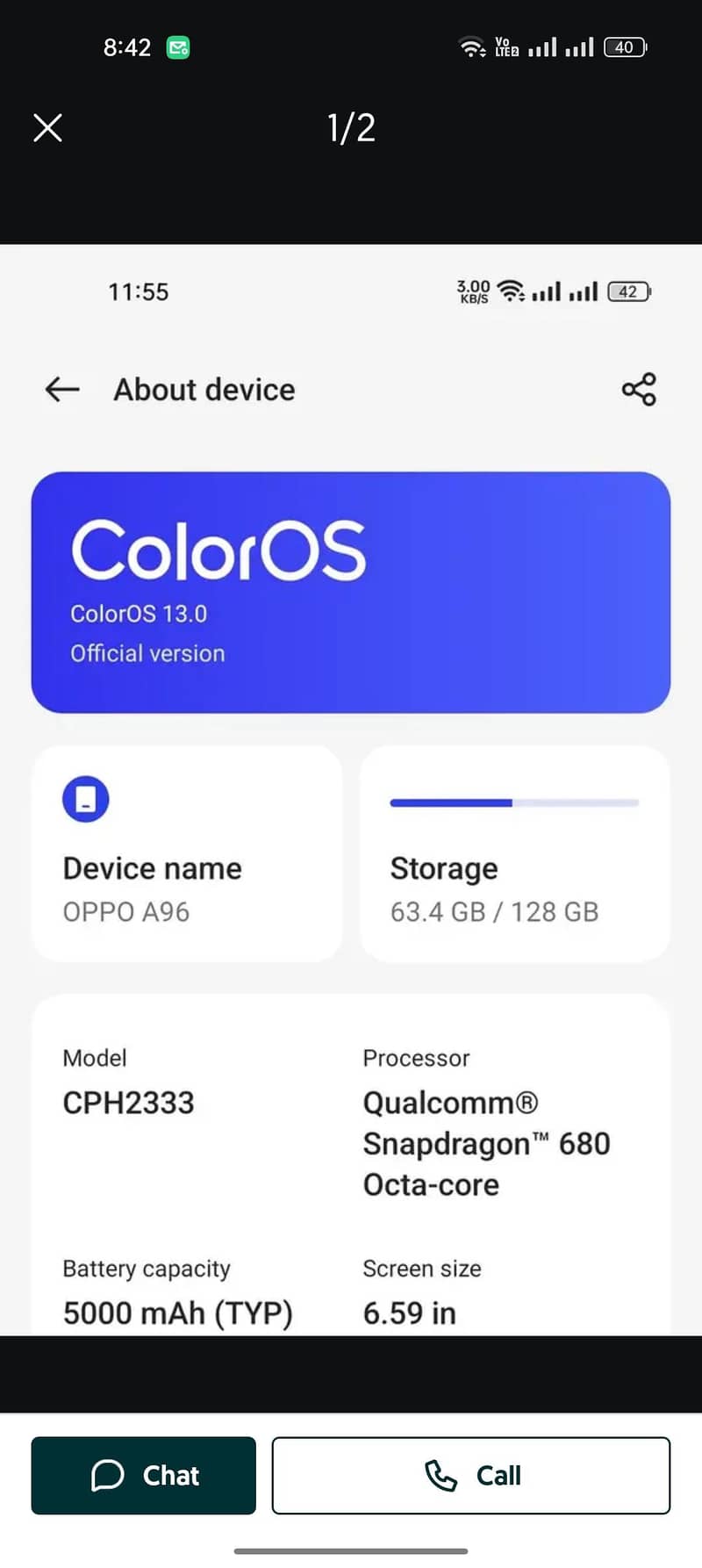 OPPO A96 4