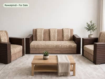 5 Seater Sofa Set For Sale in Rawalpindi.