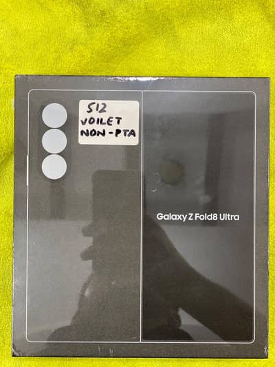 Samsung galaxy Z Fold 8 ultra Voilet 512gb Boxpack