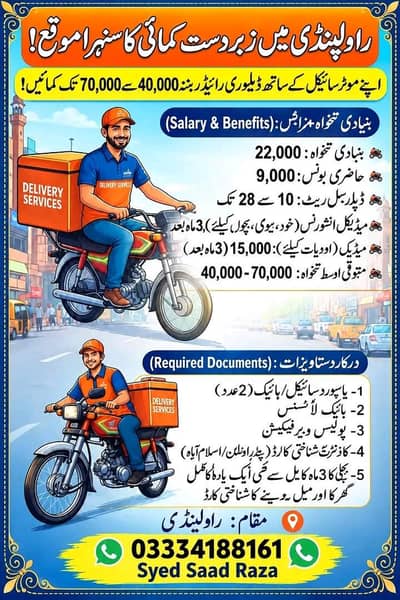 Required Riders for one of the biggest e-commerce company
