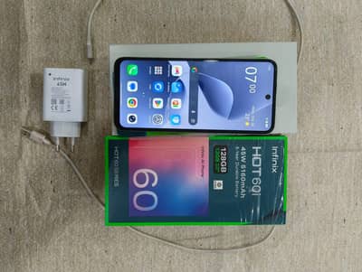 Infinix Hot 60i 6gb 128 GB complete box