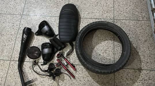 Cafe racer bike parts