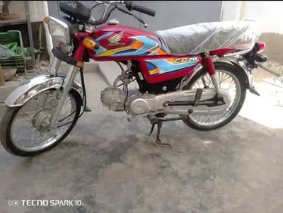 Honda CD 70 Model 2026 for urgent sale