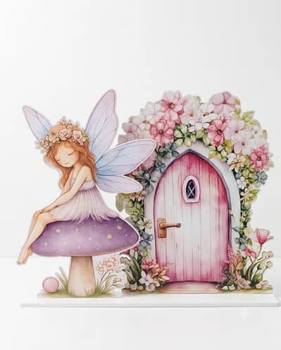 wooden cutout / props