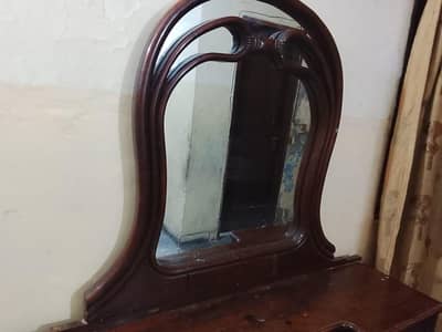 Wooden Dressing Table with Mirror – For Sale