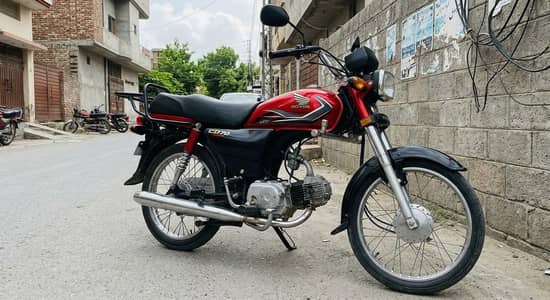 Honda CD 70 (Work Ready) for Full-Time Delivery Rider (Rawalpindi)