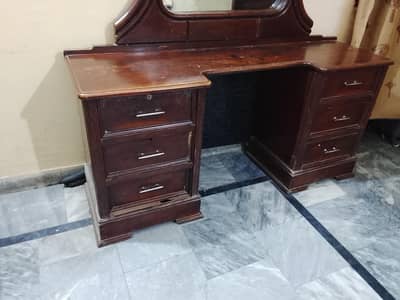 wooden dressing table with mirror -for sale