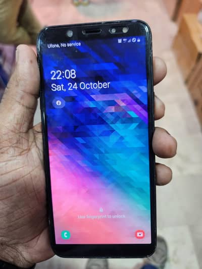 Samsung Mobile A6 4/64 with box
