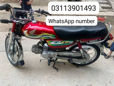 Honda CD 70 CC urgent for sale model 2023