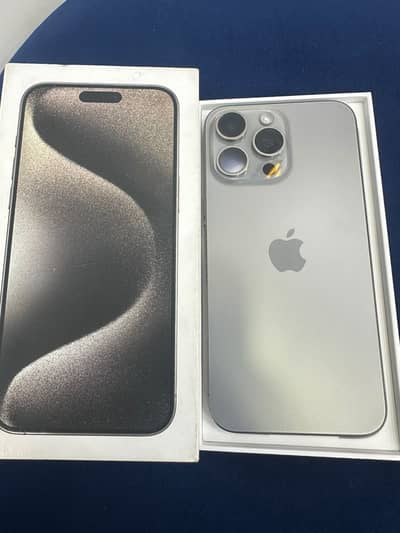 IPHONE 15 Pro Max Physical Dual SIM 256 GB PTA