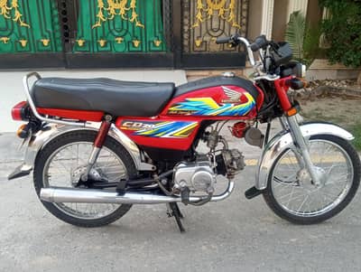 Honda CD 70 2020 Model Family Used Lush Bike