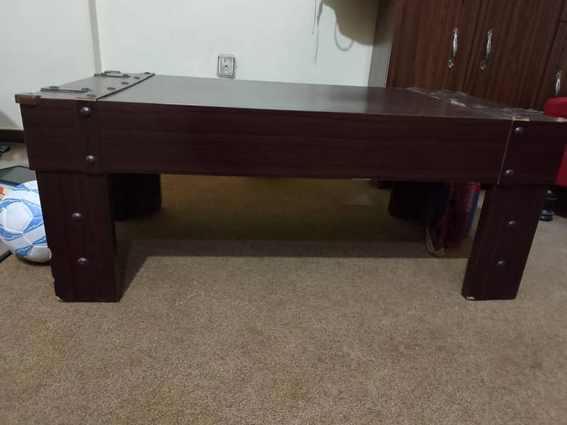 Rustic Wooden Coffee Table 0