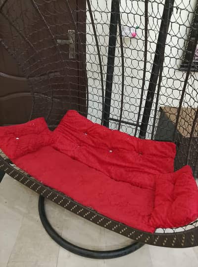 Luxury Iron Egg shape Swing 2 seater