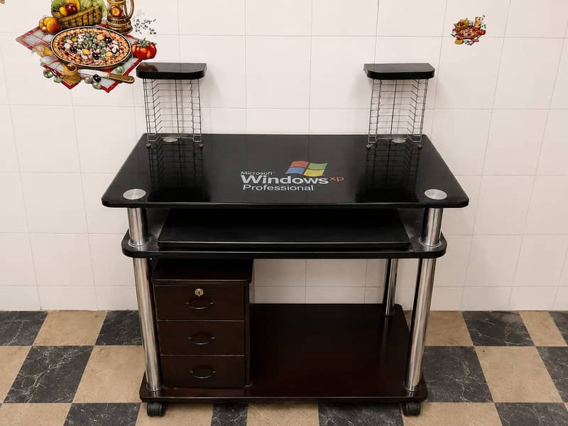 Computer table | study table | gaming station | workstation | table 0