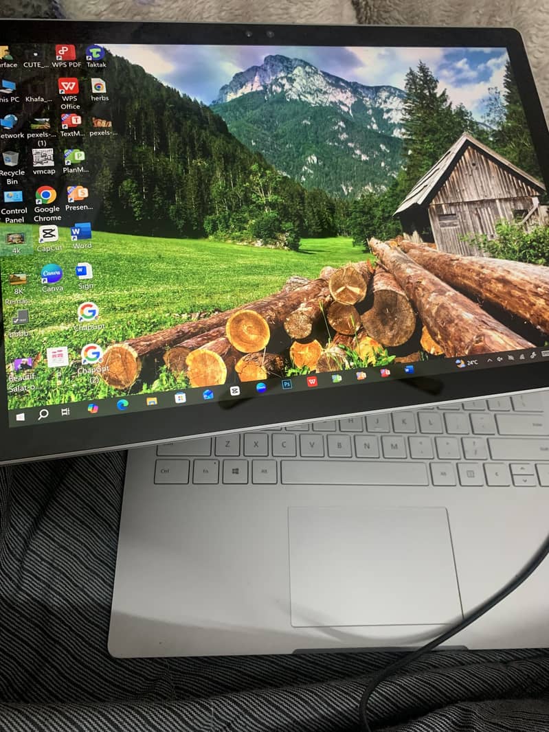 microsoft surface book , touch screen condition new 5