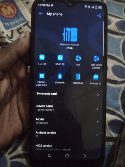 Tecno Pouvoir 4
