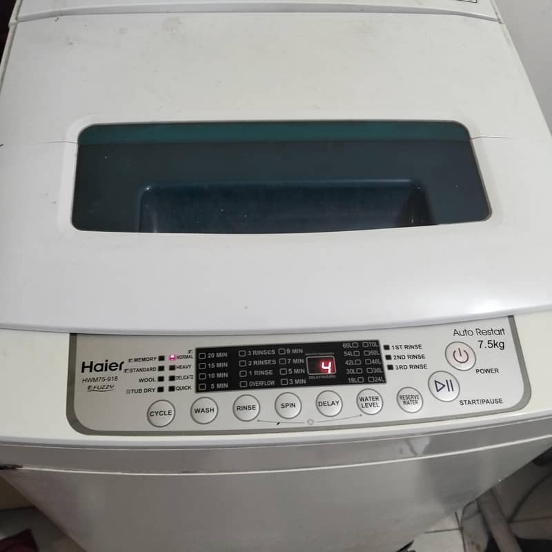 Haier fully automatic machine 0