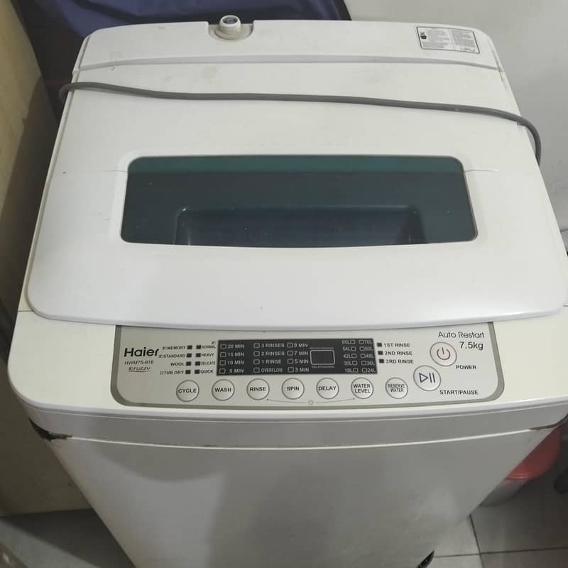 Haier fully automatic machine 1