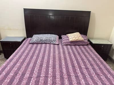 Bed Dressing with side tables