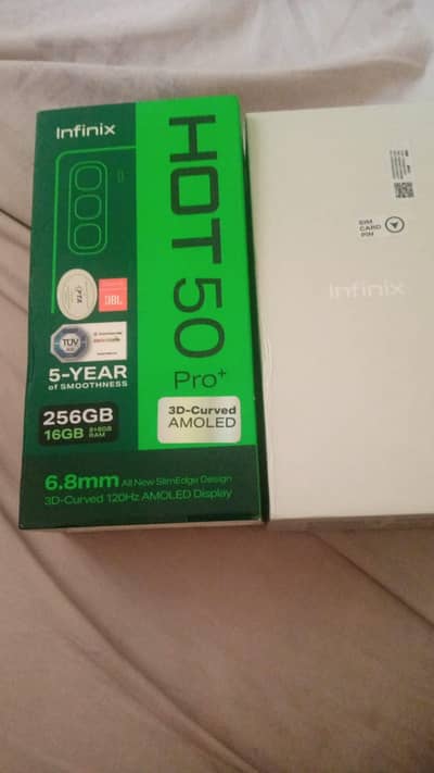 Infinix Hot 50 Pro Plus with all accessories