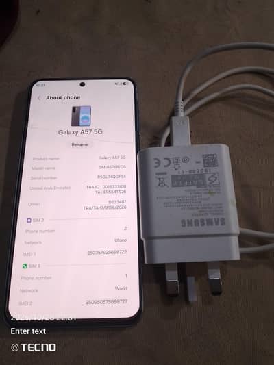 Samsung Mobile A57 Whatsapp no 03214268474