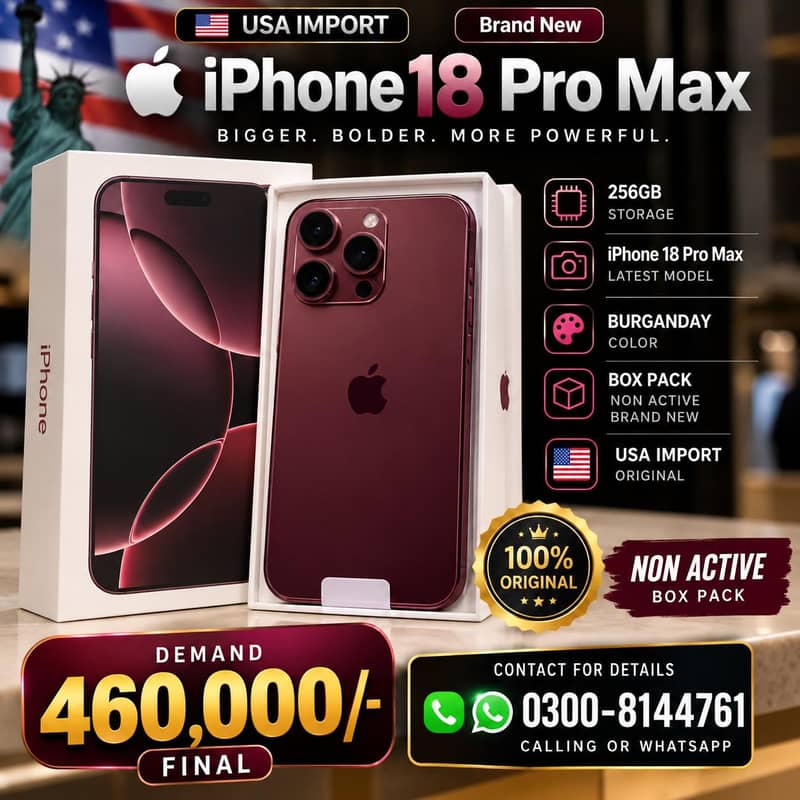 Apple iPhone 18 Pro Max 0