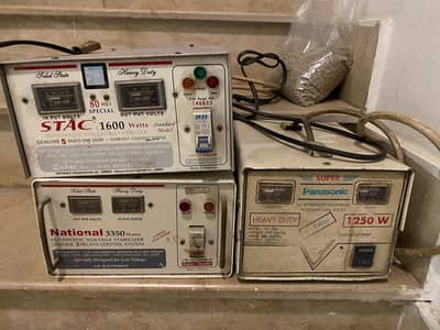 Heavy Duty Stablizers 3350w,1600w,1250w
